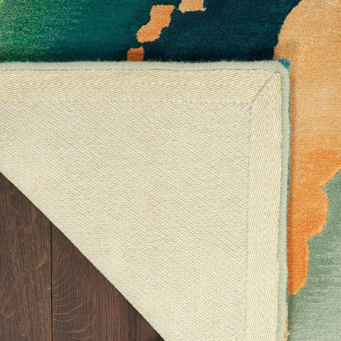 Nourison Prismatic PRS30 Emerald Rug