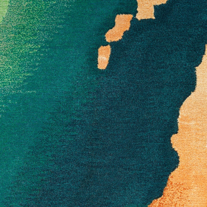 Nourison Prismatic PRS30 Emerald Rug