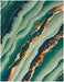 Nourison Prismatic PRS30 Emerald Rug