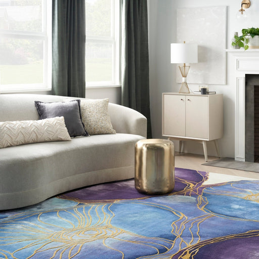 Nourison Prismatic PRS32 BLGLD Rug