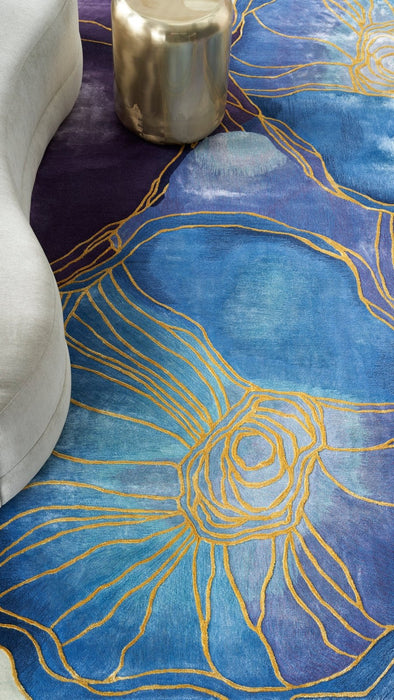 Nourison Prismatic PRS32 BLGLD Rug