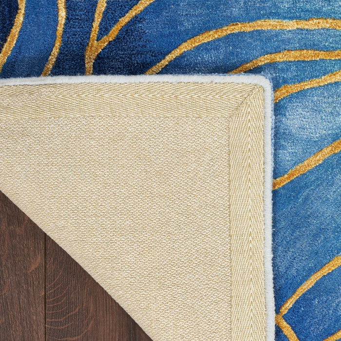 Nourison Prismatic PRS32 BLGLD Rug