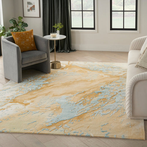 Nourison Prismatic PRS36 SNDBL Rug