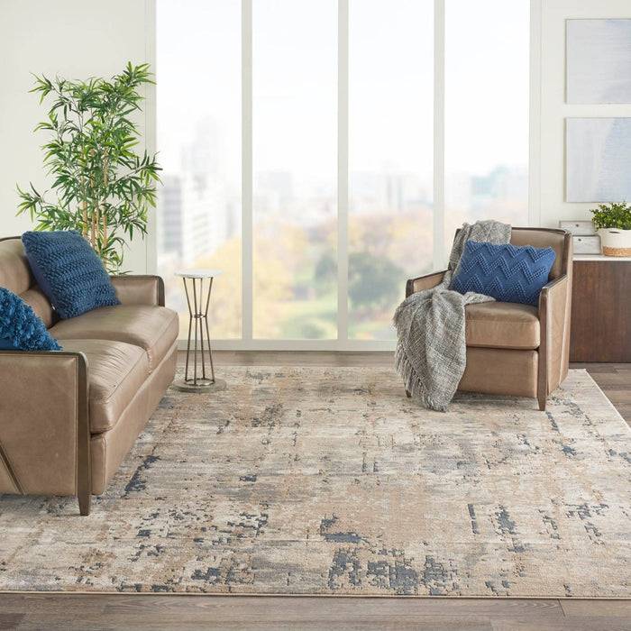 Nourison Quarry QUA01 Beige Grey Rug