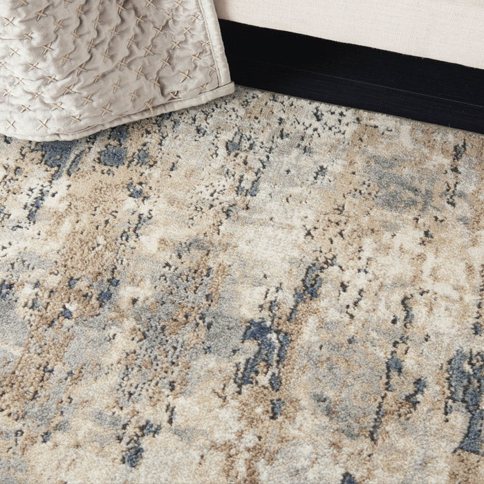 Nourison Quarry QUA01 Beige Grey Rug