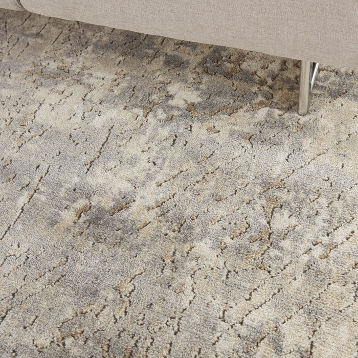 Nourison Quarry QUA03 Beige Grey Rug