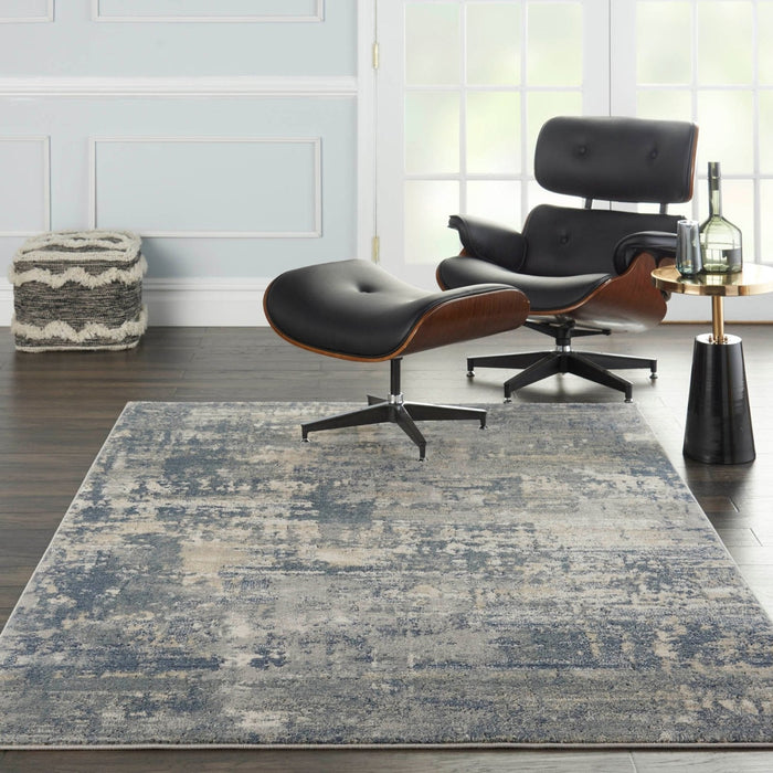 Nourison Quarry QUA04 Grey Beige Rug