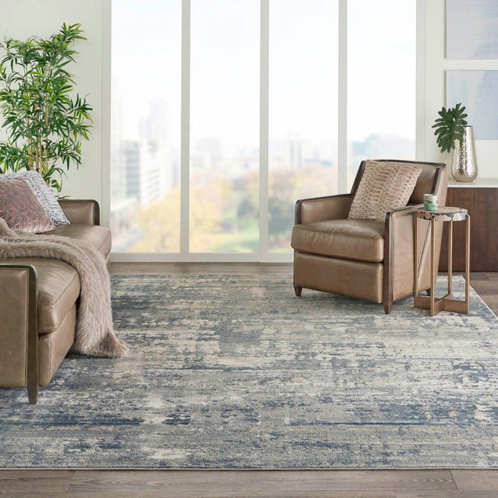 Nourison Quarry QUA04 Grey Beige Rug