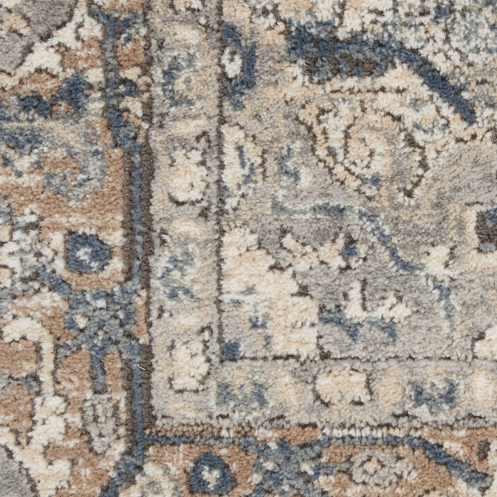 Nourison Quarry QUA05 Beige Grey Ivory Rug