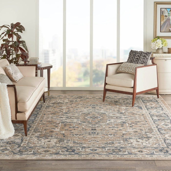 Nourison Quarry QUA05 Beige Grey Rug
