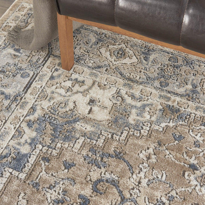 Nourison Quarry QUA05 Beige Grey Rug
