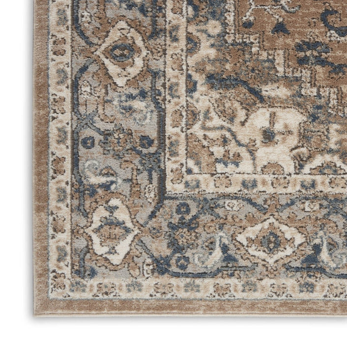 Nourison Quarry QUA05 Beige Grey Rug