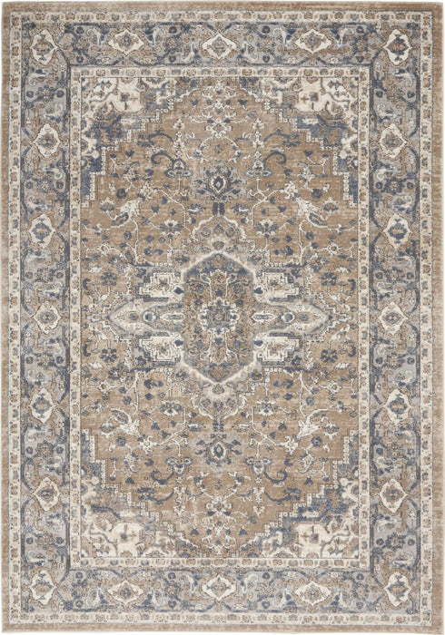 Nourison Quarry QUA05 Beige Grey Rug