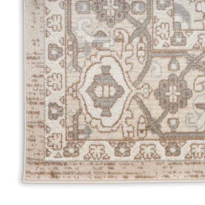 Nourison Quarry QUA05 Beige Runner Rug