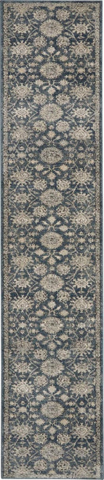 Tappeto runner Nourison Quarry QUA06 blu beige