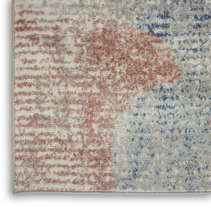 Nourison Quarry QUA10 Ivory Multi Runner Rug