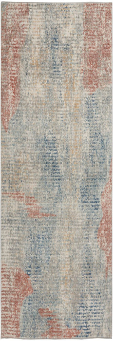 Nourison Quarry QUA10 Ivory Multi Runner Rug
