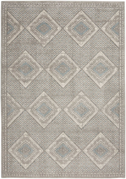 Nourison Quarry QUA16 Ivory Grey Rug