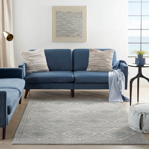 Nourison Quarry QUA16 Ivory Grey Rug