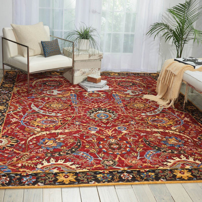 Nourison Rhapsody - RH015 RED Rug