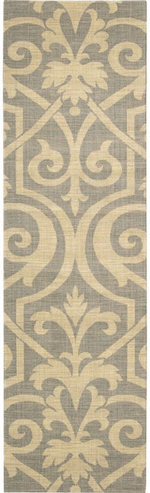 Nourison Riviera RI04 Slate Runner Rug