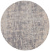 Nourison Rustic Textures RUS01 Ivoorzilveren rond vloerkleed