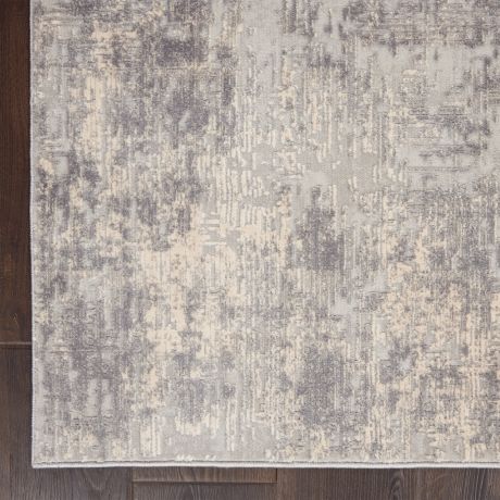 Nourison Rustic Textures RUS01 Ivory Silver Runner Rug