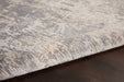 Nourison Rustic Textures RUS01 Ivory Silver Runner Rug