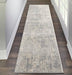 Nourison Rustic Textures RUS01 Ivory Silver Runner Rug