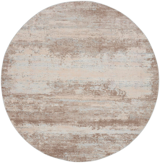 Nourison Rustic Textures RUS03 beige pyöreä matto