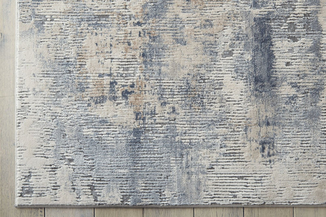 Nourison Rustic Textures RUS05 Beige / Grey Runner Rug