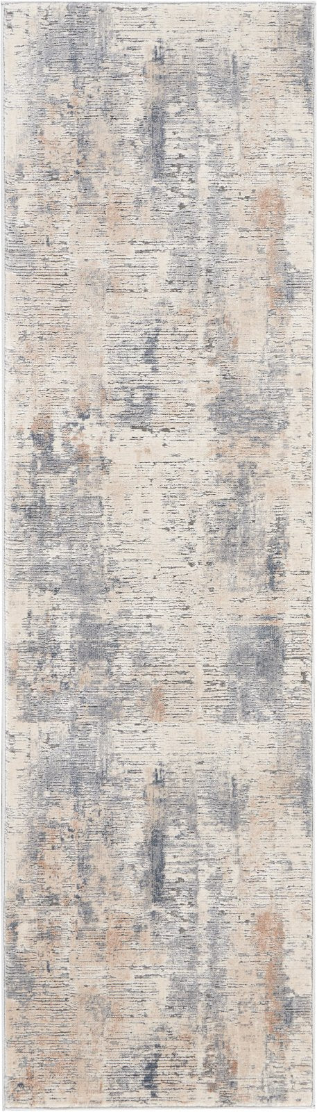 Nourison Rustic Textures RUS05 Beige / Grey Runner Rug
