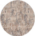 Nourison Rustic Textures RUS06 Beige Grey Round Rug