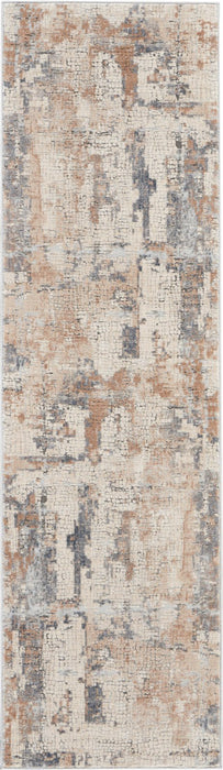 Nourison Rustic Textures RUS06 Beige Grey Runner Rug