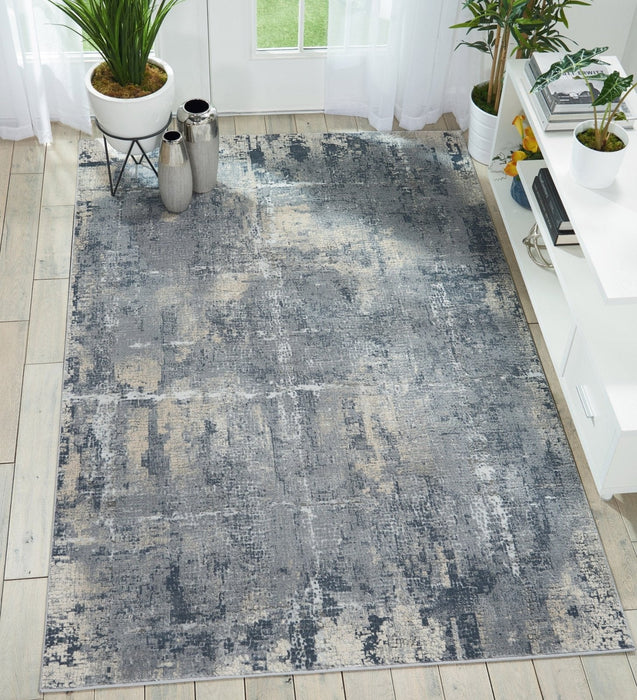 Nourison Rustic Textures RUS06 Tappeto grigio beige