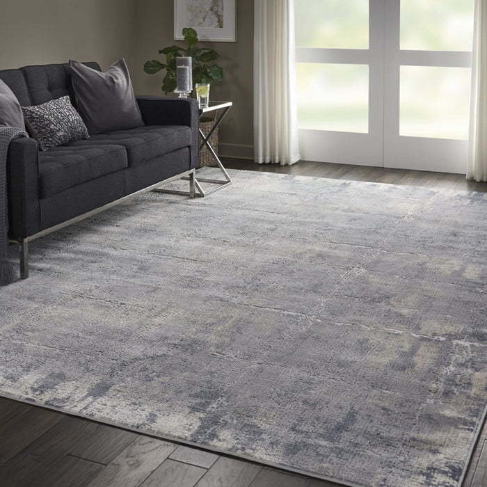 Nourison Rustic Textures RUS06 Tappeto grigio beige