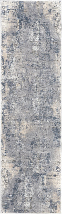 Nourison Rustic Textures RUS06 Grey Beige Runner Rug