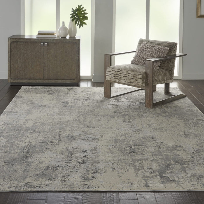 Nourison Rustic Textures RUS07 Tappeto grigio beige