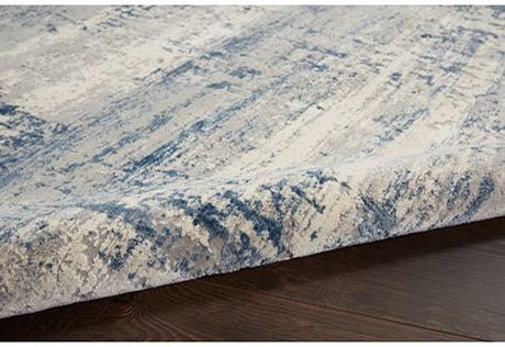 Tappeto Nourison Rustic Textures RUS10 Blu Avorio