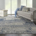 Tappeto Nourison Rustic Textures RUS10 Blu Avorio