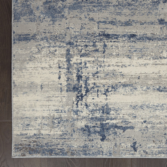 Tappeto Nourison Rustic Textures RUS10 Blu Avorio