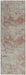 Nourison Rustic Textures RUS15 light Grey Rust Runner Rug