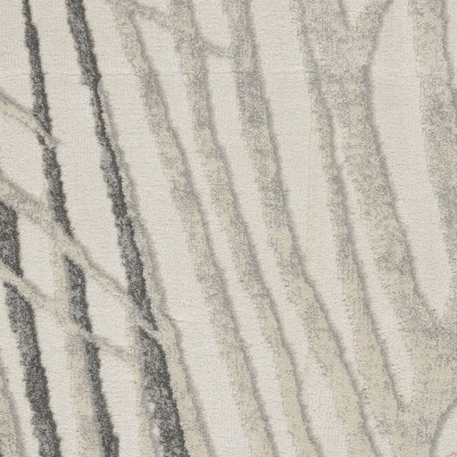 Nourison Rustic Textures RUS17 Ivory Grey Runner Rug