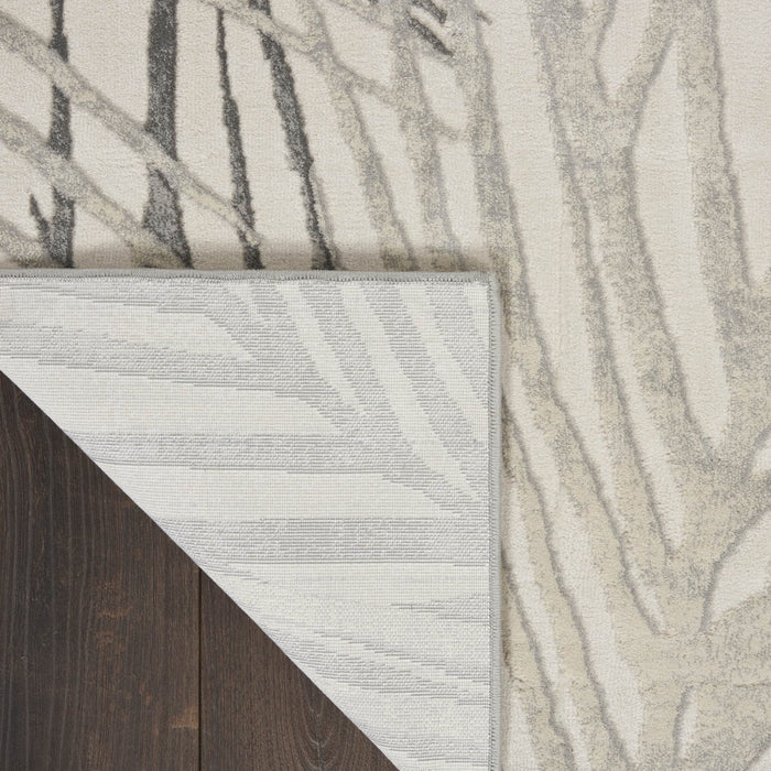 Nourison Rustic Textures RUS17 Ivory Grey Runner Rug