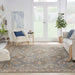 Nourison Sahar SHR01 Blue Rug