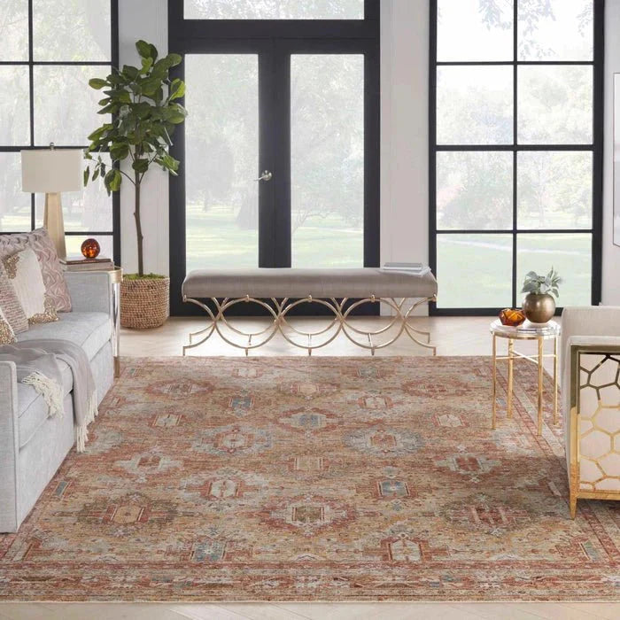 Nourison Sahar SHR01 Rust Rug