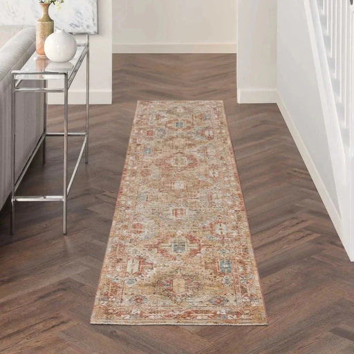 Nourison Sahar SHR01 Rust Runner Rug