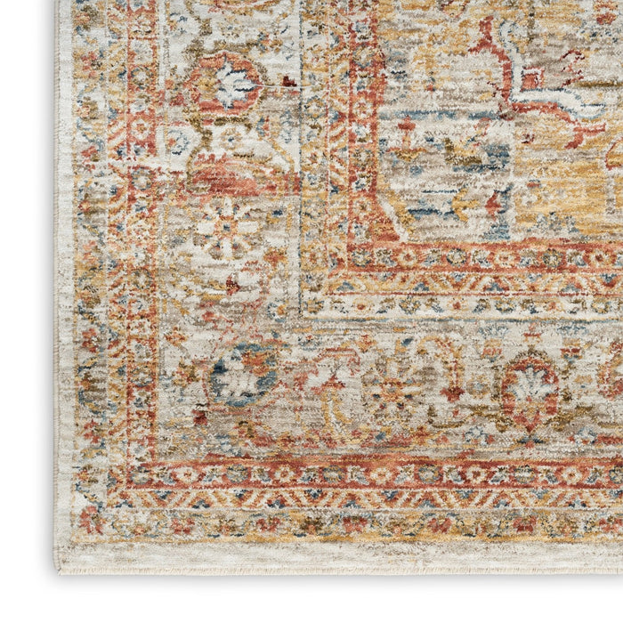 Nourison Sahar SHR06 Ivory/Rust Runner Rug