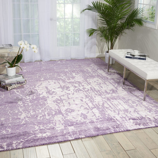 Nourison Silk Shadows SHA10 Amethyst Rug
