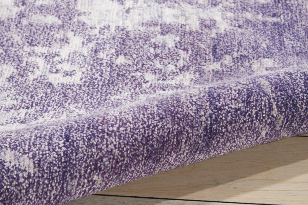 Nourison Silk Shadows SHA10 Amethyst Rug